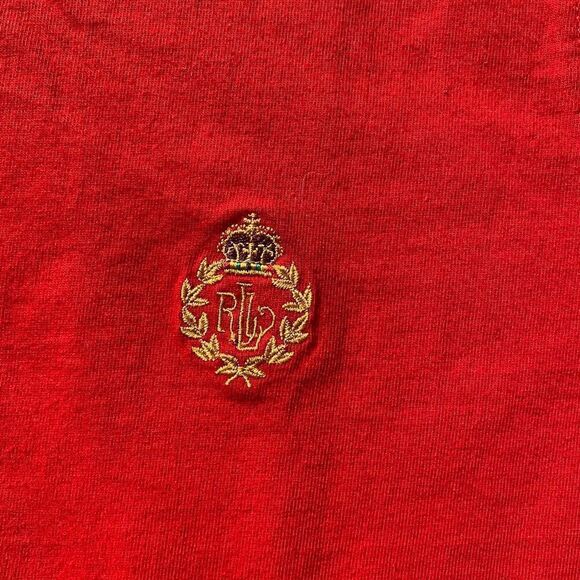 Lauren Ralph Lauren Crest Top Red Size Small - Picture 3 of 5